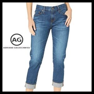 AG Adriano Goldschmied Relaxed Straight Crop Women's Denim Jeans 29R